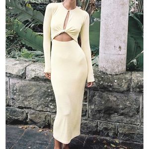 Monza Cutout Jersey Midi Dress by Significant Other